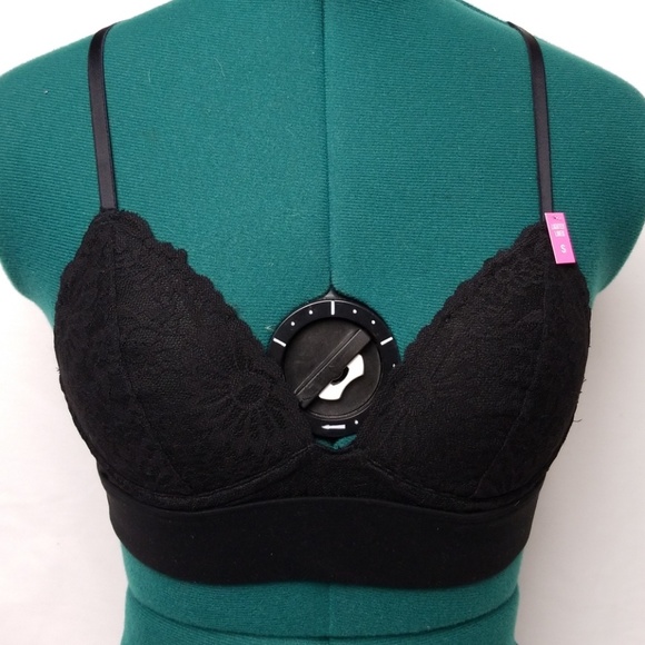 PINK Victoria's Secret Other - V.S. PINK floral lace triangle bra size Small